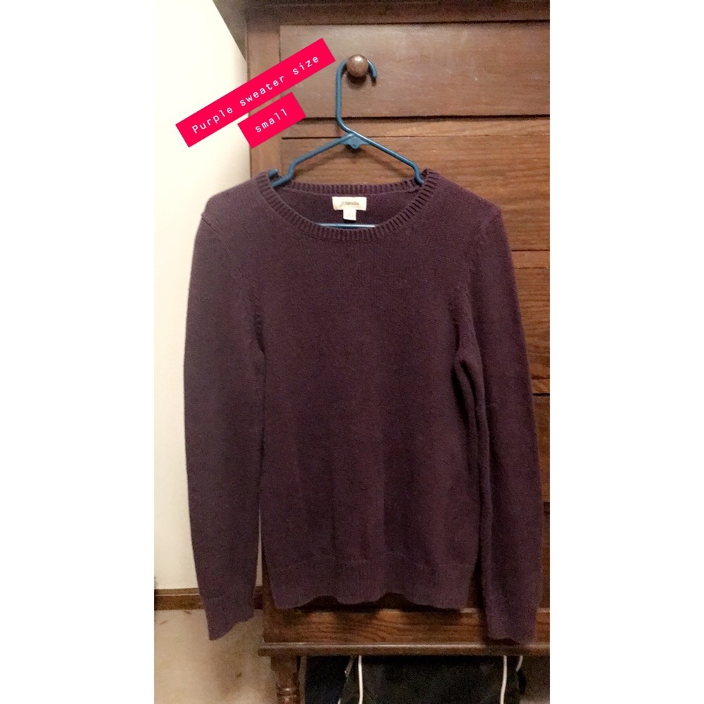 Purple sweater
